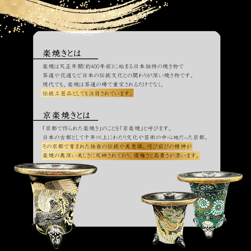 京楽焼 鉢 窯元 愛楽園 陶器鉢 雀 すずめ 【1品1品手描きの為若干絵柄が変わります】