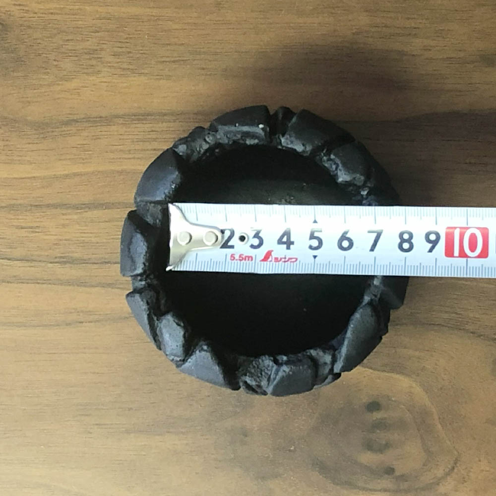 鉢 3.5号 おしゃれ 陶器鉢 マット ブラック デザイン陶器 ソーサー付 送料別