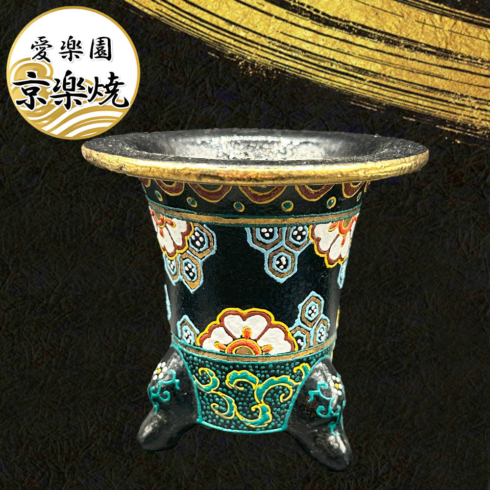 京楽焼錦鉢 【獅子】 縁足金 約5寸 R23 - メルカリ