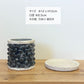 陶器鉢 4号 デザイン陶器 ソーサー付 選べるカラー ブラック ブルー ホワイト 送料無料 [AD20-120/DB60]