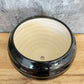 鉢 陶器鉢 8号 丸陶器 ソーサー付 選べるカラー ホワイト ブラック